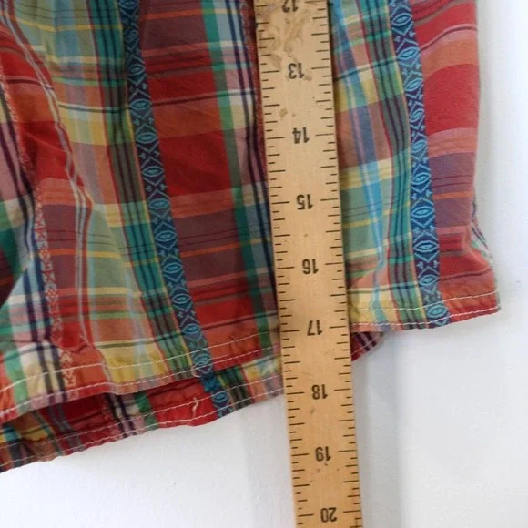 Polo Ralph Lauren Shorts Small Plaid Swim Trunks Tartan Stewart Board Madras - Picture 4 of 13